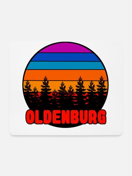 Oldenburg 04 - Mousepad (Querformat) - Weiß