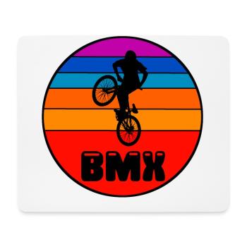 bmx - Mousepad (Querformat) - Weiß - Vorne