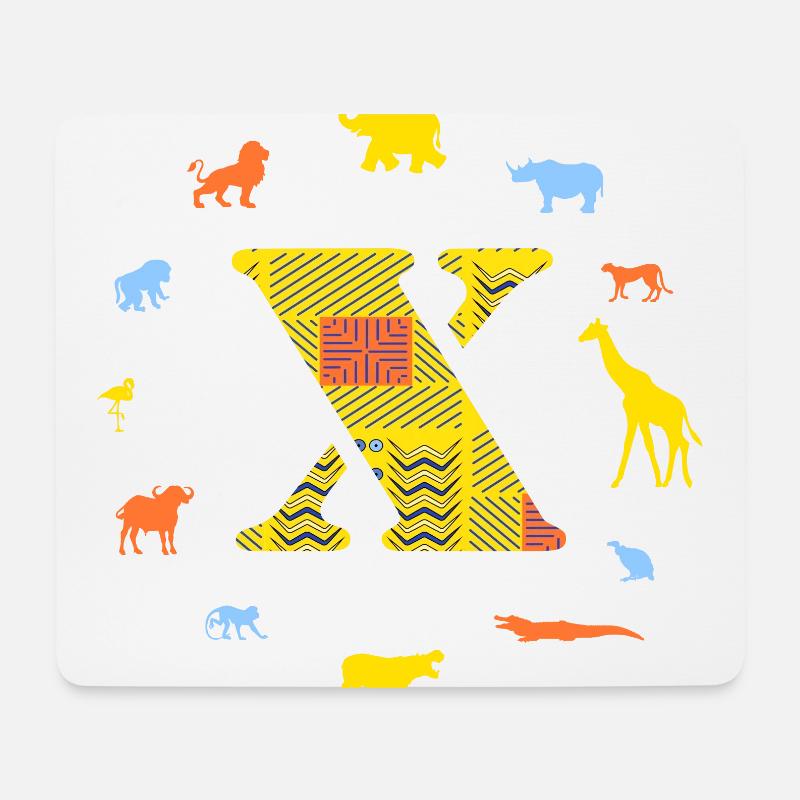 africa x - Mouse Pad (horizontal) - white