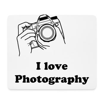 love photography - Mousepad (Querformat) - Weiß - Vorne