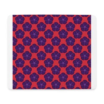 mouse pad Mousepad tropical flower pattern - Mouse Pad (horizontal) - white - Front