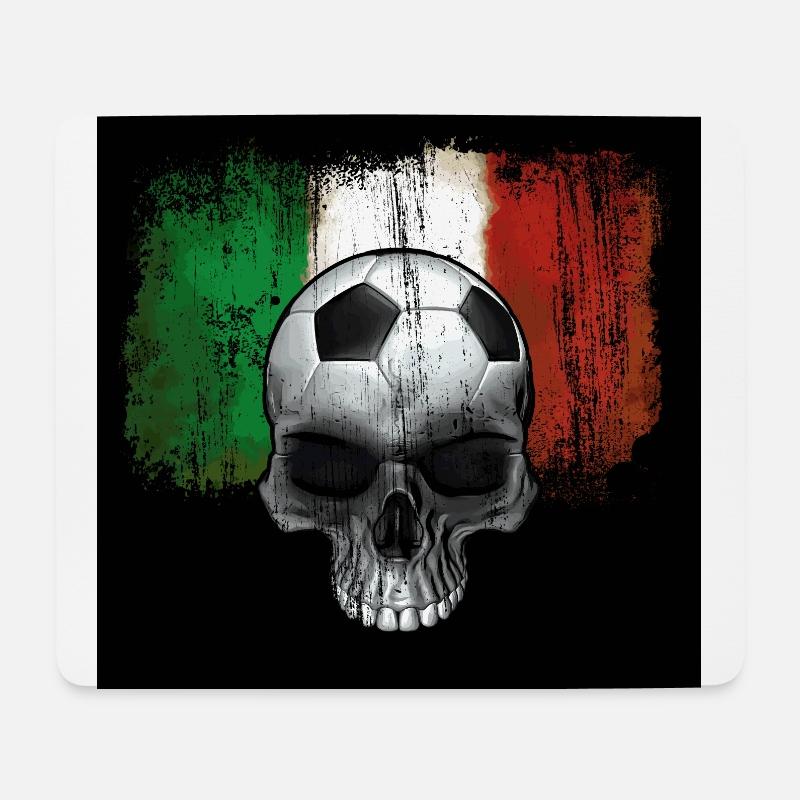 Italien Fußballfan - Mousepad (Querformat) - Weiß