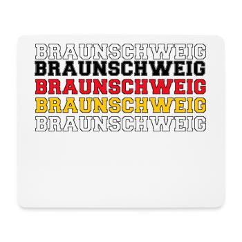 Braunschweig - Mousepad (Querformat) - Weiß - Vorne