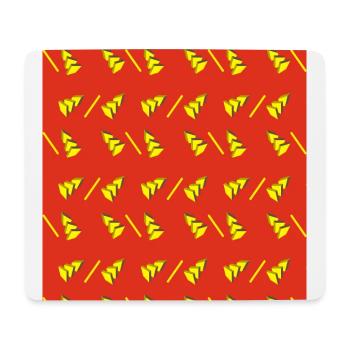 Mauspad Mauspad Mauspad Mousepad-Muster-Design - Mousepad (Querformat) - Weiß - Vorne