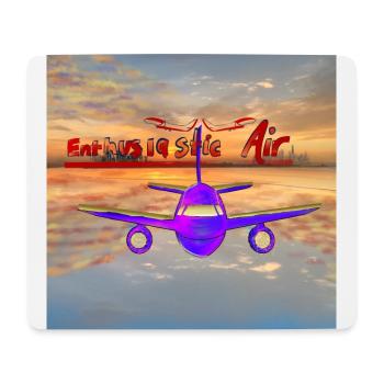 Enthusiastic Air - Mouse Pad (horizontal) - white - Front