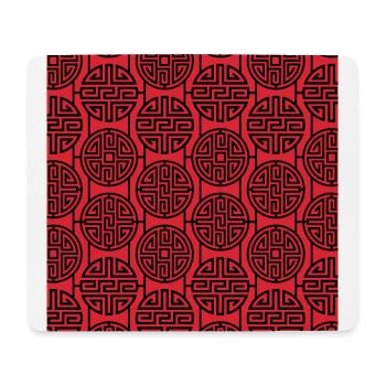 Chinese pattern - Mouse Pad (horizontal) - white - Front