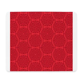 Chinese pattern - Mouse Pad (horizontal) - white - Front