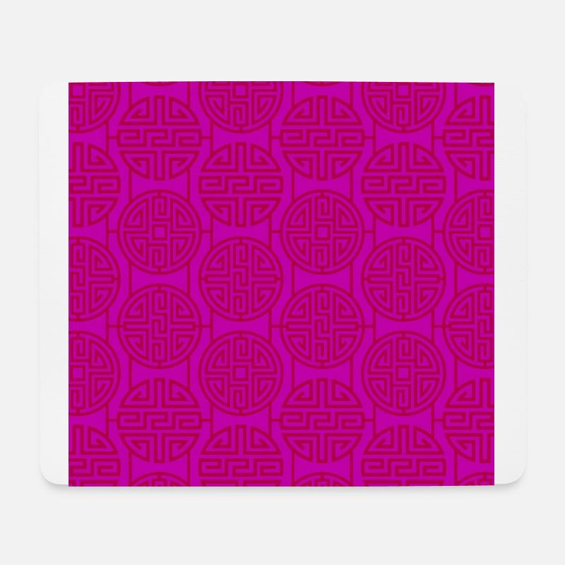 Chinese pattern - Mouse Pad (horizontal) - white