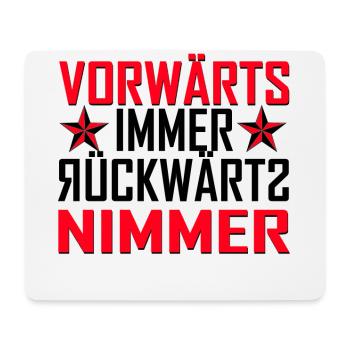 vorwärts immer - Mousepad (Querformat) - Weiß - Vorne