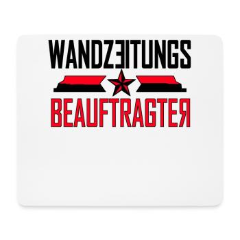 wandzeitungsbeauftragter - Mousepad (Querformat) - Weiß - Vorne