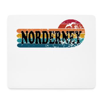 Insel Norderney Ostfriesland - Mousepad (Querformat) - Weiß - Vorne