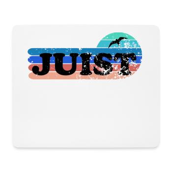 Insel Juist Ostfriesland - Mousepad (Querformat) - Weiß - Vorne
