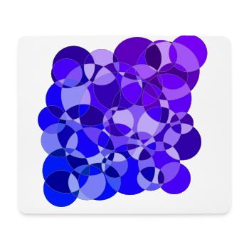 Circles - Mousepad (Querformat) - Weiß - Vorne