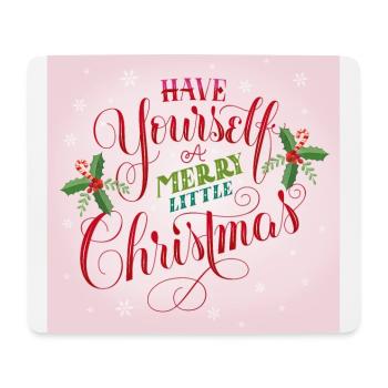 Merry Little Christmas - Mouse Pad (horizontal) - white - Front