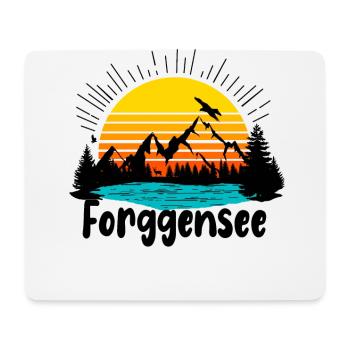 Forggensee - Mousepad (Querformat) - Weiß - Vorne