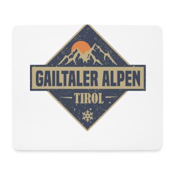 gailtaler alpen - Mousepad (Querformat) - Weiß - Vorne