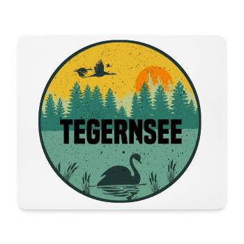 Tegernsee - Mousepad (Querformat) - Weiß - Vorne