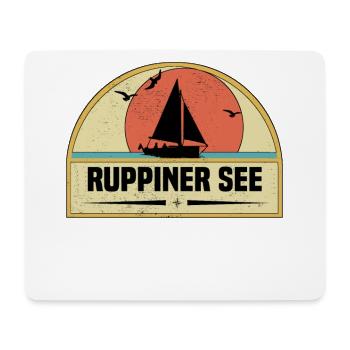 Ruppiner See - Mousepad (Querformat) - Weiß - Vorne