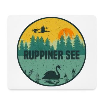 Ruppiner See - Mousepad (Querformat) - Weiß - Vorne