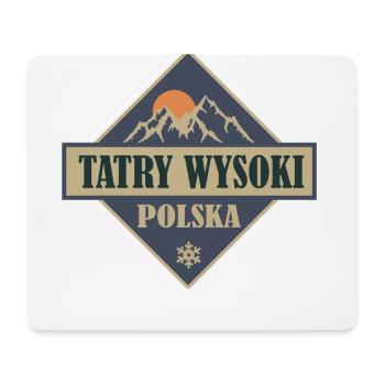 tatry wysoki - Mousepad (Querformat) - Weiß - Vorne