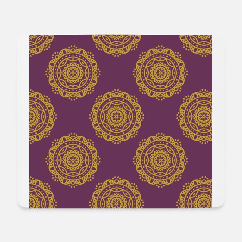 Mauspad Mandala Mauspad Mauspad - Mousepad (Querformat) - Weiß