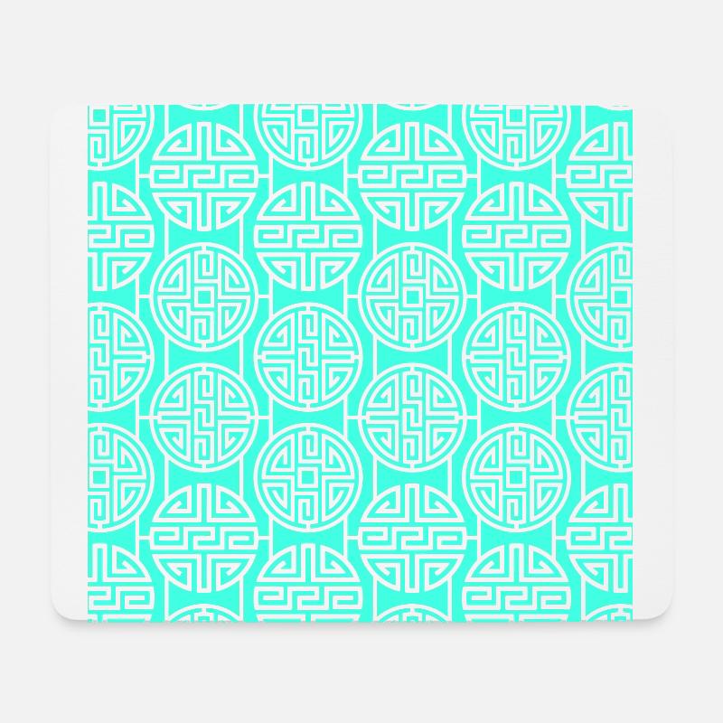 Chinese pattern - Mouse Pad (horizontal) - white