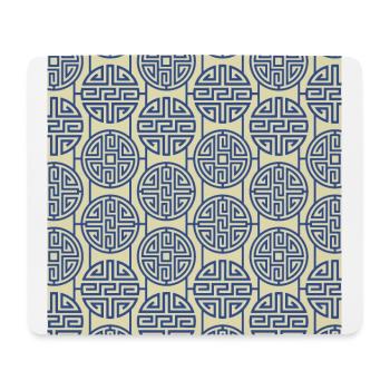 Chinesisches Muster - Mousepad (Querformat) - Weiß - Vorne