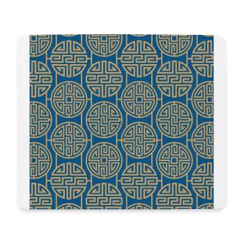Chinesisches Muster - Mousepad (Querformat) - Weiß - Vorne