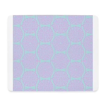 Chinesisches Muster - Mousepad (Querformat) - Weiß - Vorne
