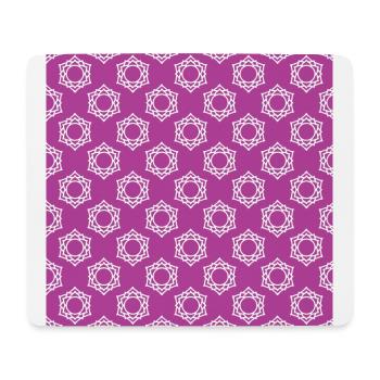 Mauspad Mauspad Chakra Sahasrara Muster - Mousepad (Querformat) - Weiß - Vorne