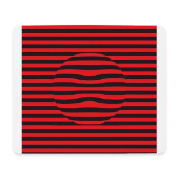Mauspad Mauspad Mauspad schwarz rot - Mousepad (Querformat) - Weiß - Vorne
