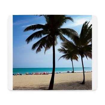 It's time for a holiday beach - Mouse Pad (horizontal) - white - Front