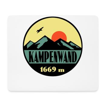 Kampenwand - Mousepad (Querformat) - Weiß - Vorne