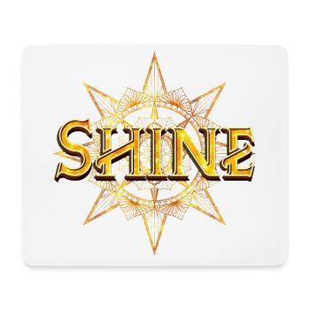 Shine - strahle hell - Mousepad (Querformat) - Weiß - Vorne