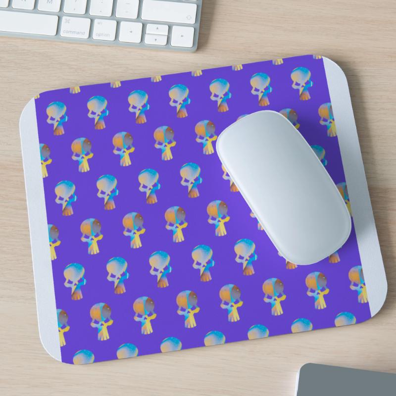 Mousepad mouse pad mouse pad skull pattern Mouse Pad (horizontal)
