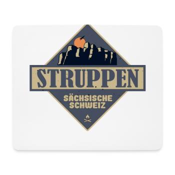 sächsische Schweiz Struppen - Mousepad (Querformat) - Weiß - Vorne