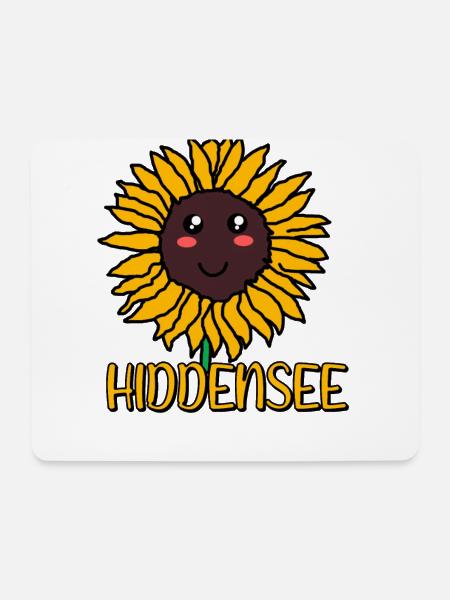 Hiddensee - Mousepad (Querformat) - Weiß