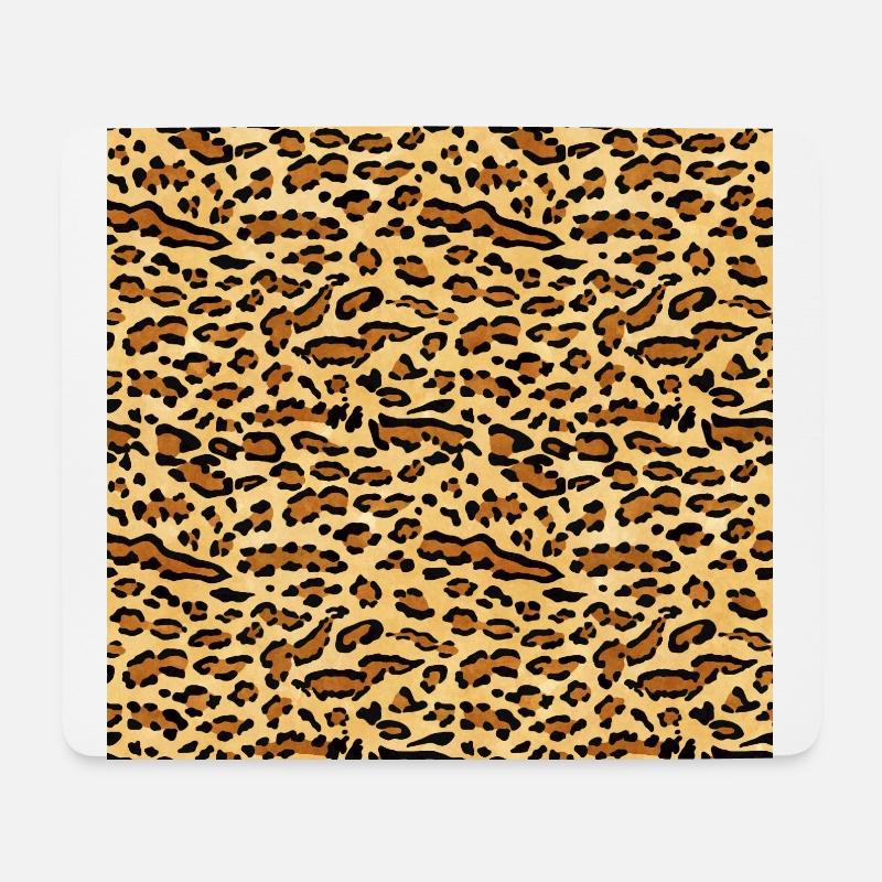 Ocelot Muster - Mousepad (Querformat) - Weiß