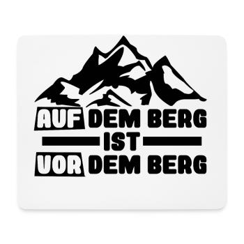 Wanderer Spruch - Mousepad (Querformat) - Weiß - Vorne