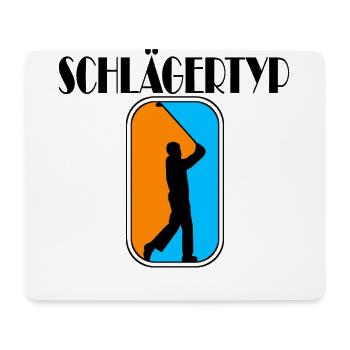 golf schlägertyp - Mousepad (Querformat) - Weiß - Vorne