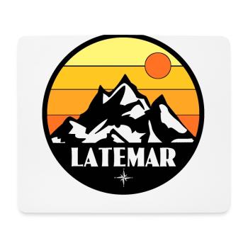 Latemar, Tyrol du Sud - Tapis de souris (format paysage) - blanc - Devant