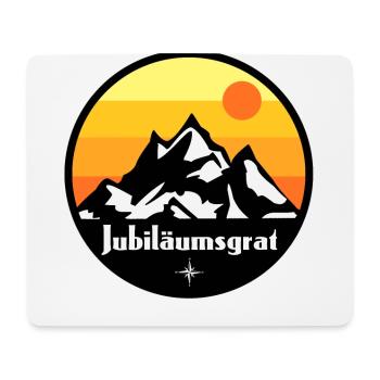 Jubiläumsgrat - Mousepad (Querformat) - Weiß - Vorne