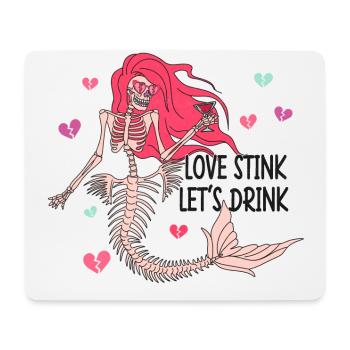 Horror Valentine's Day Funny T-shirt Gift Idea - Mouse Pad (horizontal) - white - Front