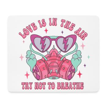 Anti Valentine's Day Heart Love Gift Idea Horror - Mouse Pad (horizontal) - white - Front