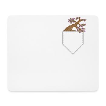 BONSAI DE POCHE - Tapis de souris (format paysage) - blanc - Devant