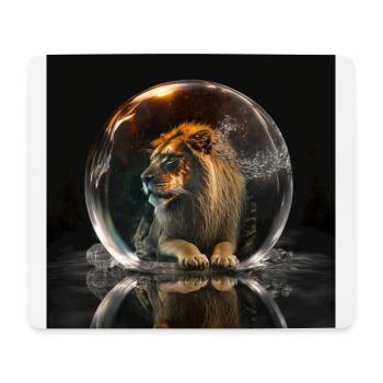 Lionsphere - Löwensphere - Mousepad (Querformat) - Weiß - Vorne