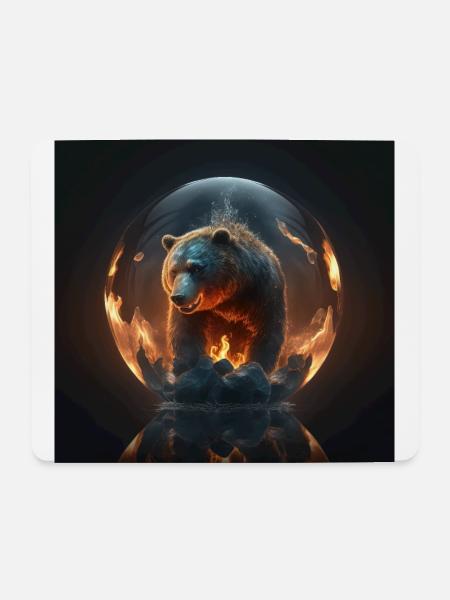Bearsphere - Bärsphere - Mousepad (Querformat) - Weiß