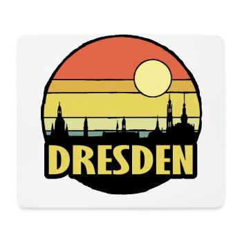 Dresden - Mousepad (Querformat) - Weiß - Vorne