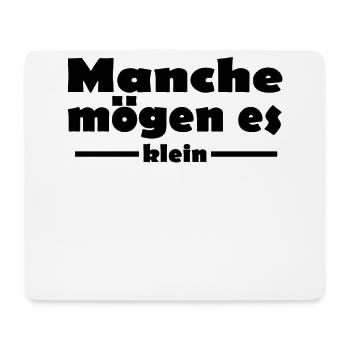 manche mögen es klein Diorame - Mousepad (Querformat) - Weiß - Vorne