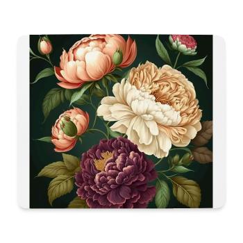 Floral Design 7 - Mousepad (Querformat) - Weiß - Vorne